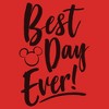 Womens Mickey & Friends Best Day Ever Racerback Tank - 2 of 4