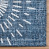 Gertmenian Tropea Tiaret Modern Geometric Navy Blue Beige Flatweave Indoor Outdoor Area Rug, 7'10"x10' - 3 of 4