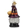 Old World Christmas 4.0 Inch Witch Gnome Clever Disguise Playing Tricks Tree Ornaments - 2 of 3