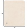 Waterproof Pet Blanket - 50x60-Inch Reversible Fleece Throw Protects Couches, Cars, and Beds from Spills, Stains, and Fur by PETMAKER (Cream) - 2 of 4