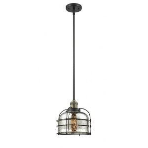 Bell Cage - 1 Light Mini Pendant In Traditional Style-10 Inches Tall and 9 Inches Wide - 1 of 1