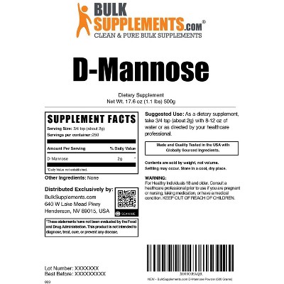 BulkSupplements D-Mannose Powder