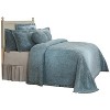 Wedding Ring Collection 100% Cotton Tufted Unique Luxurious Bedspread & Sham Set - Better Trends - 2 of 4