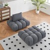 GlasFlength Freely Sectional Sofas Modern Sofa with Comfortable Seating for Living Room or Lounge Area Gray,60”*40.2”*29.5" - 3 of 4