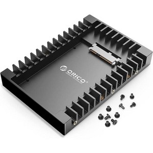ORICO 2.5 SSD SATA to 3.5 Hard Drive Adapter Internal Drive Bay Converter Mounting Bracket Caddy - 1 of 1