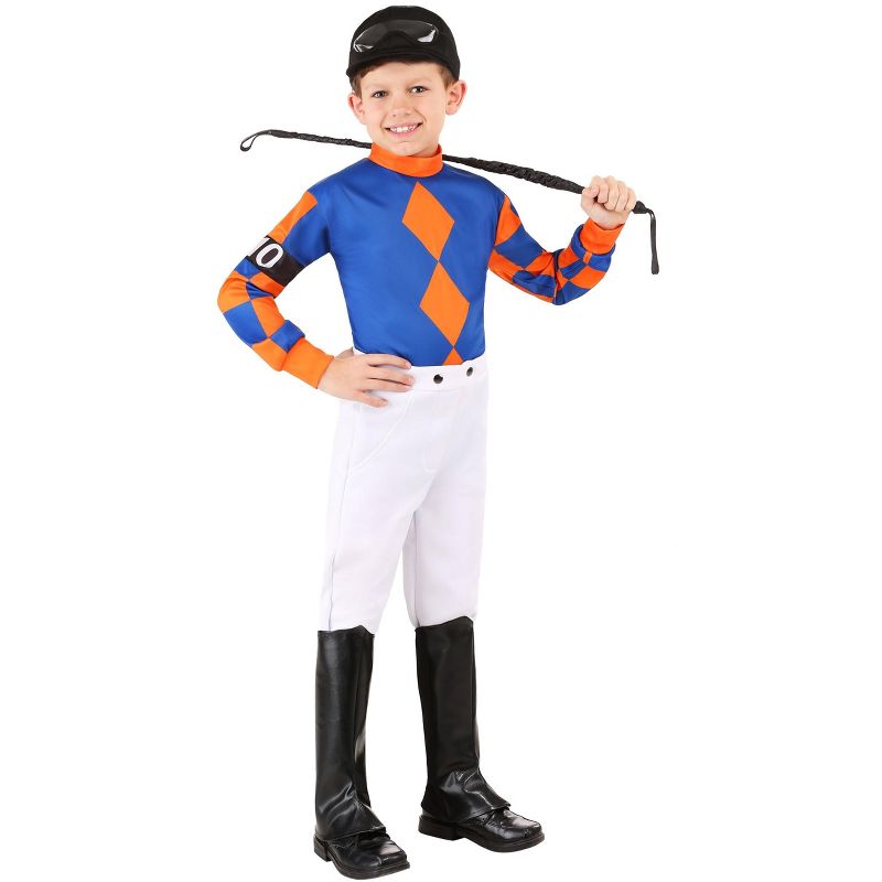 HalloweenCostumes.com Boy's Kentucky Derby Racer Costume, 2 of 4