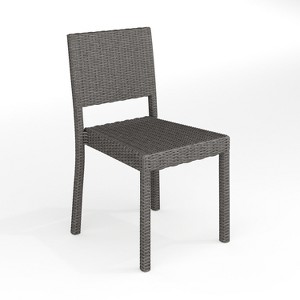 Martha Stewart Bedford Indoor-Outdoor Stackable Patio Dining Chair in Rattan Wicker - 1 of 4