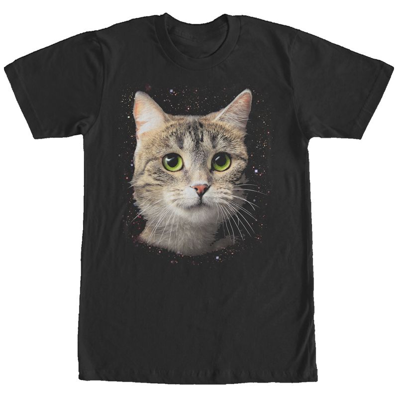Men's Lost Gods Cat in Space T-Shirt, 1 of 5