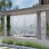SpassWay 72"H 47"W Outdoor Metal Garden Trellis Privacy Screen Lattice Panel Indoor Room Divider - 2 of 4