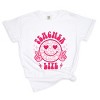 Simply Sage Market Teacher Life Leopard Smiley Face Garment Dyed Tee - 2 of 4