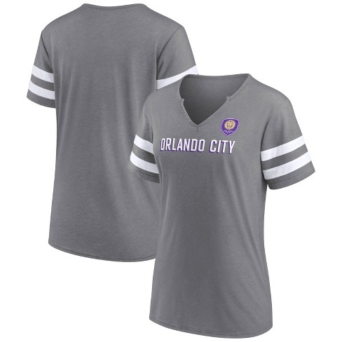 Mls Orlando City Sc Women's Split Neck T-shirt : Target