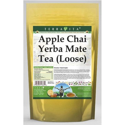 TerraVita Apple Chai Yerba Mate Tea (Loose) (8 oz, ZIN: 570001, 1-Pack)