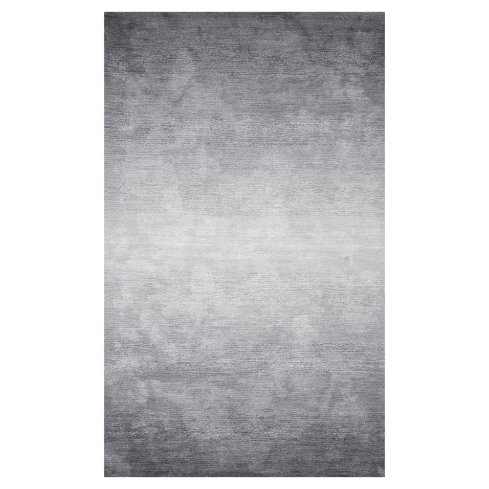 2'6inx8' Runner Hand Tufted Ombre Bernetta Rug Gray - nuLOOM