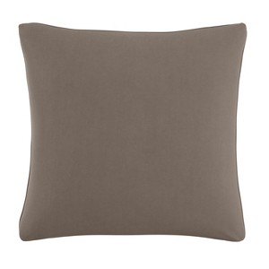 Gray Solid Throw Pillow - Skyline Furniture
