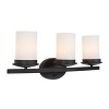 Yosemite Home Decor 101-3V-ORB Columbia Rock Collection Three Light Vanity, 3 23.5-Inch Width, Oil Rubbed Bronze, 52 Piece - 3 of 4