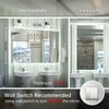 Keonjinn LED Backlit Bathroom Vanity Wall Mirror, 3 Color Temperatures Dimmable, Anti-Fog - 3 of 4
