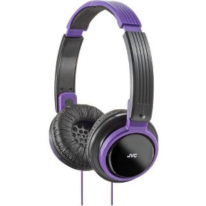 JVC America - JVC HA-S200-V VIOLET RIPTIDZ ON-THE-EAR HP'S - 1 of 1