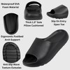 Alpine Swiss Edgar Mens Slides Sport Recovery Waterproof Lightweight Sandals for Men Comfortable Arch Support Pillow Cloud Slippers - 2 of 4