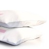 Deny Designs Standard April Lane Art Block Pink Monogram L Microfiber Printed Pillow Sham - 3 of 3