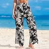 Women's Tropical Drawstring Straight Leg Pants - Cupshe - 3 of 4