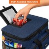 OPUX Soft Cooler Bag, Insulated Collapsible Lunch Tote for Men Work Camping Travel Beach, Portable Leakproof Large Box - 4 of 4