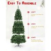 Pre-lit Artificial Christmas Tree with LED Lights, Abundant Branch Tips, Sturdy Metal Stand, and Easy Assembly - 3 of 4