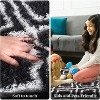 Soft Shaggy Diamond Runner Rug, Non-Slip Plush Carpet for Bedroom, Kids' Room & Living Room, Machine-Washable Fluffy Floor Mat - 4 of 4