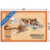 Trends International NFL Cincinnati Bengals - Retro Logo 14 Unframed Wall Poster Prints - 3 of 4