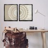 Stupell Industries Rustic Mandala Boho Pattern 2pc Floating Frame Art Set - 2 of 4
