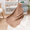 Hooded Baby Towels - 6 Layer, 100% Muslin Cotton - Large 32 x 32 Inch By Comfy Cubs - 2 of 4