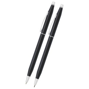 Cross Classic Century Black Lacquer Pen and Pencil Set - 1 of 4