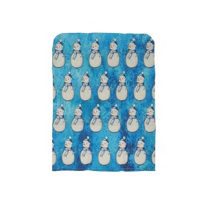 Unique Bargains Dining Chair Slipcovers Faux Linen Blue 22.44 " x 18.11 " 1Pc - 1 of 4