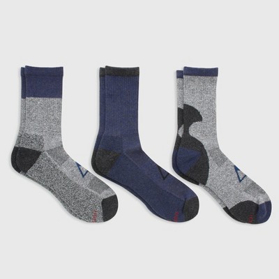 Hanes Premium Men's Marl Explorer Crew Socks 3pk - Gray 6-12 : Target