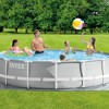Intex 15' x 42" Prism Frame Above Ground Swimming Pool Set Model NO. 26723EH - Gray - image 2 of 4