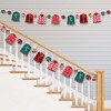 Big Dot of Happiness Christmas Pajamas - Holiday Plaid PJ Party DIY Decorations - Clothespin Garland Banner - 44 Pieces - image 2 of 4