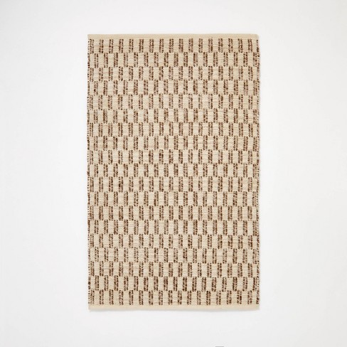 Checkered Stripe Rug Brown - Threshold™ Designed With Studio Mcgee : Target