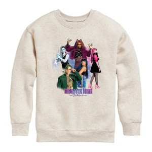 Girls' - Monster High - Toddler And Youth Crewneck Fleece Sweatshirt Graphic Long Sleeve Fleece Sweatshirt - 1 of 4