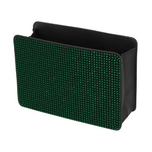 Unique Bargains Car Trash Can Portable Seat Back Trash Bin Green 1 Pc - 1 of 4