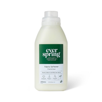 Fabric Softener - Free &#38; Clear - 32 fl oz - Everspring&#8482;