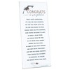 Dicksons Congrats On Your Graduation Cap Crisp Clear Glass Tabletop Sign Plaque - 3 of 3