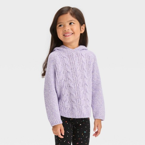 Girls plum clearance cardigan