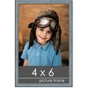 PosterPalooza | Photo Size Textured Blue Picture Frame - UV Acrylic, Foam Board Backing, Hanging Hardware - 2 of 4