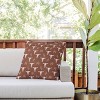 20"x20" Deny Designs Little Arrow Design Co Cow Skull Outdoor Throw Pillow - 2 of 4