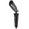 Elegant Lighting Outdoor 12V Cast Brass spot light 3 inch Wide x 8.5 inch High in Dark Bronze - 3 of 4