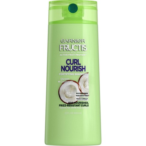 Garnier Fructis Curl Nourish Sulfate Free Shampoo Infused With Coconut Oil Glycerin 22 Fl Oz Target