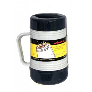 Brentwood 0.5L Glass Vacuum/Foam Insulated Food Thermos - 1 of 4