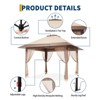 13x13 Gazebo Outdoor Canopy Shelter with Mosquito Netting 4 Stanbags Instant Gazebo Tent for Lawn,Garden,Backyard Deck - 4 of 4