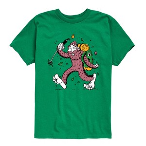 Boys' - Instant Message - Sasquatch Hike Short Sleeve Graphic T-Shirt - 1 of 4