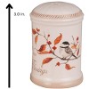 Transpac Harvest Long Tail Bird Dolomite Salt and Pepper Shakers Collectables Multicolor 3 in. Set of 2 - 3 of 4