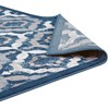 Modway Kalinda Trellis 5x8 Area Rug - Rustic Vintage Moroccan Design in Beige, Moroccan Blue, and Ivory, Soft Polypropylene - 4 of 4